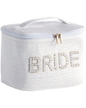 Shiraleah Bride Cosmetic Case - White