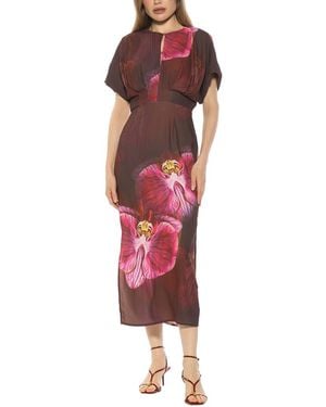 Alexia Admor Sylvi Sheath Dress - Red