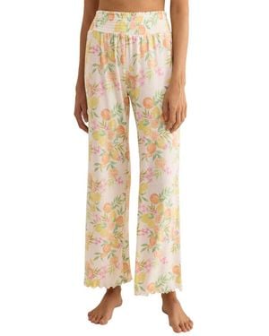 Z Supply Dawn Citrus Pant - Natural