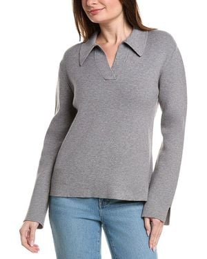 English Factory Collared Jumper - Grey