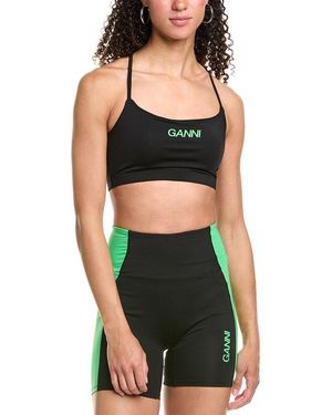Ganni Active Strap Top - Black