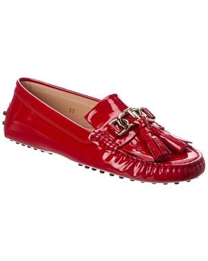 Tod's Patent Loafer - Red