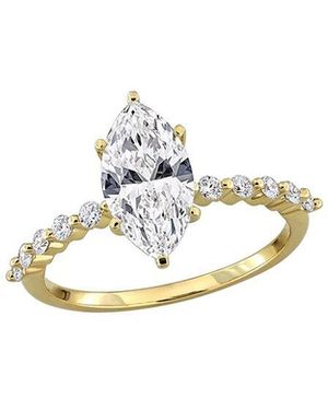 Created Forever 14K 1.50 Ct. Tw. Lab-Grown Diamond Engagement Ring - Metallic