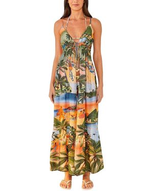 FARM Rio Carioca Cover Up - Metallic