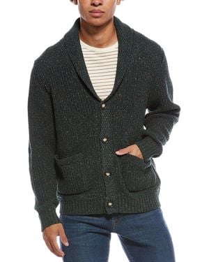 HUNTER Wool-Blend Cardigan Sweater - Black