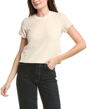 PERFECTWHITETEE Velour T-Shirt - Natural