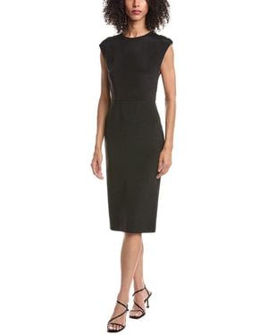 Valentino Wool & Silk-Blend Mini Dress - Black