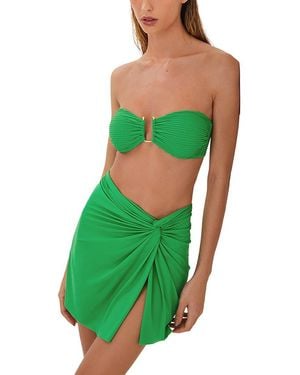 ViX Solid Karen Mini Skirt - Green