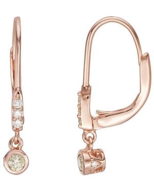 Le Vian Le Vian 14K Rose 0.25 Ct. Tw. Diamond Earrings - White