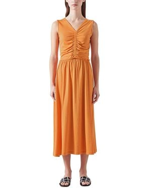 LK Bennett Claud Dress - Orange