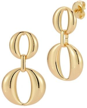 Glaze Jewelry Plated Earrings - Metallic