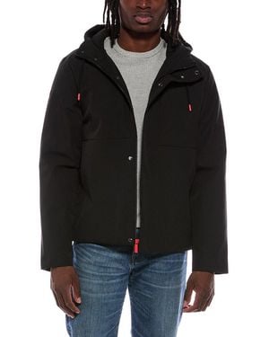 HUNTER Clifton 4 Way Stretch Microfiber Hooded Jacket - Black