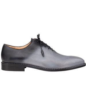 Mezlan Barbaro Two-Tone Leather Oxford - Black