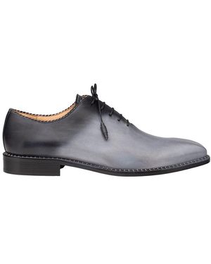 Mezlan Barbaro Two-Tone Leather Oxford - Black