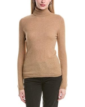 Forte Turtleneck Cashmere Sweater - Natural