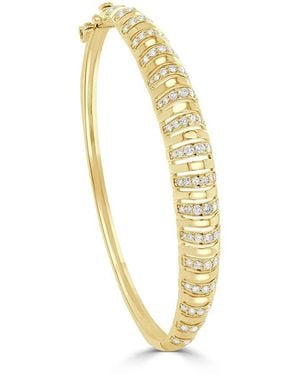 Sabrina Designs 14K 1.14 Ct. Tw. Diamond Stackable Bangle - Metallic