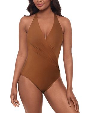 Miraclesuit Wrapsody One-Piece - Brown