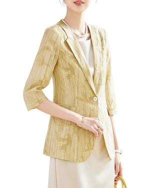 Bossy Chic Blazer - Natural
