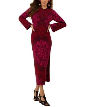Hale Bob Carolina Maxi Dress - Red