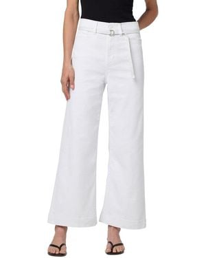 Joe's Jeans Wide Leg Ankle Jean - White
