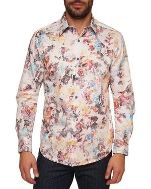 Robert Graham Splash Of Colour Woven Shirt - Red