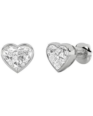 Lab Grown Diamonds 14K 2.00 Ct. Tw. Lab-Grown Diamond Earrings - Metallic