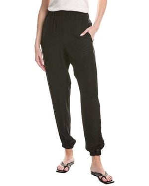 Fabiana Filippi Jogging Silk-Blend Trouser - Black