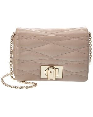 Furla 1927 Leather Mini Bag - Grey