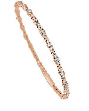 Sabrina Designs 14K Rose 1.55 Ct. Tw. Diamond Bangle Bracelet - White
