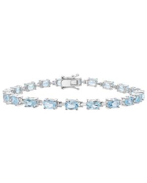 Gemstones 9.90 Ct. Tw. Topaz Tennis Bracelet - White