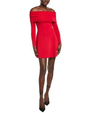 Endless Rose Off-Shoulder Flare Mini Dress - Red