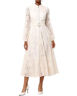 Emma way Midi Dress - Natural