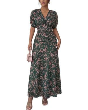 XIRELLI Print Maxi Dress - Green