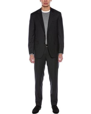 Canali 2Pc Wool Suit - Black