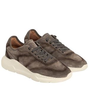 GREATS Manhattan Suede Trainer - Brown