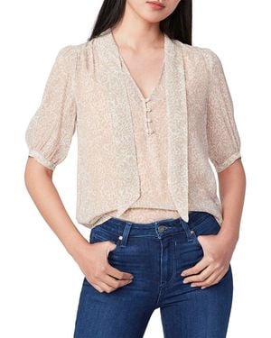 PAIGE Esta Silk Blouse - White