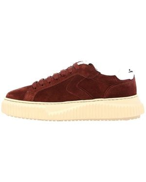 Voile Blanche Lipari Suede Sneaker - Brown