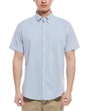 Brooks Brothers Seersucker Shirt - Blue