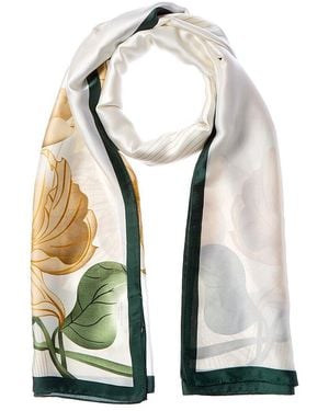 La Fiorentina Printed Scarf - White