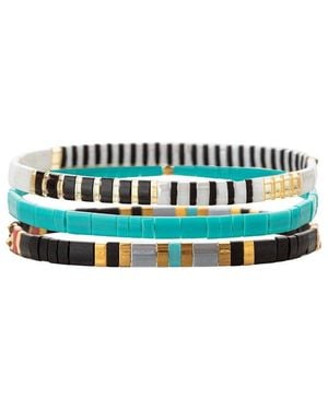 Eye Candy LA Stretch Bracelet - Blue