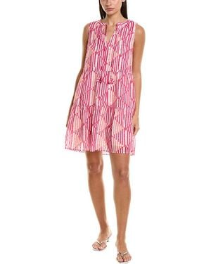 Tommy Bahama Sandbar Stripe Mini Dress - Pink