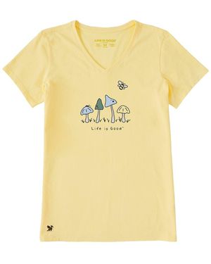 Life Is Good. Crusher Lite T-Shirt - Yellow