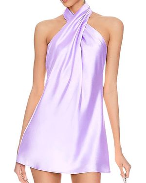 Linda Charm Mini Dress - Purple