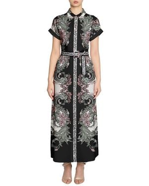 Marchesa Garden Of Eve Maxi Dress - Black