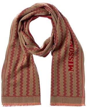 Missoni Wool Scarf - Brown
