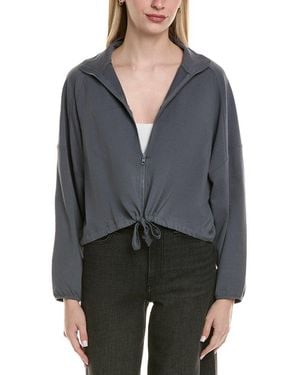 Chaser Brand Stretch Jersey Mccartneyyy Zip-Up Jacket - Grey