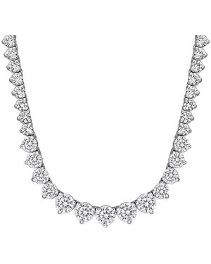 Rina Limor 22.30 Ct. Tw. Created Sapphire Tennis Necklace - Metallic