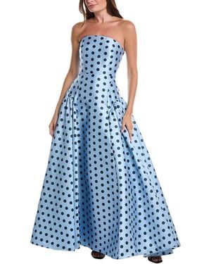 Mac Duggal Mikado Gown - Blue