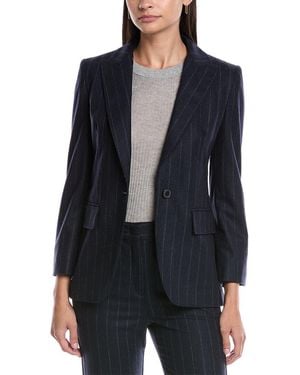 Marella Slam Wool-Blend Jacket - Blue