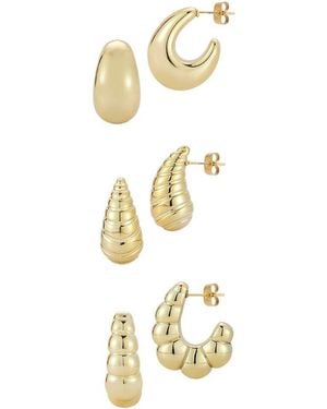 Glaze Jewelry Plated Earrings - Metallic